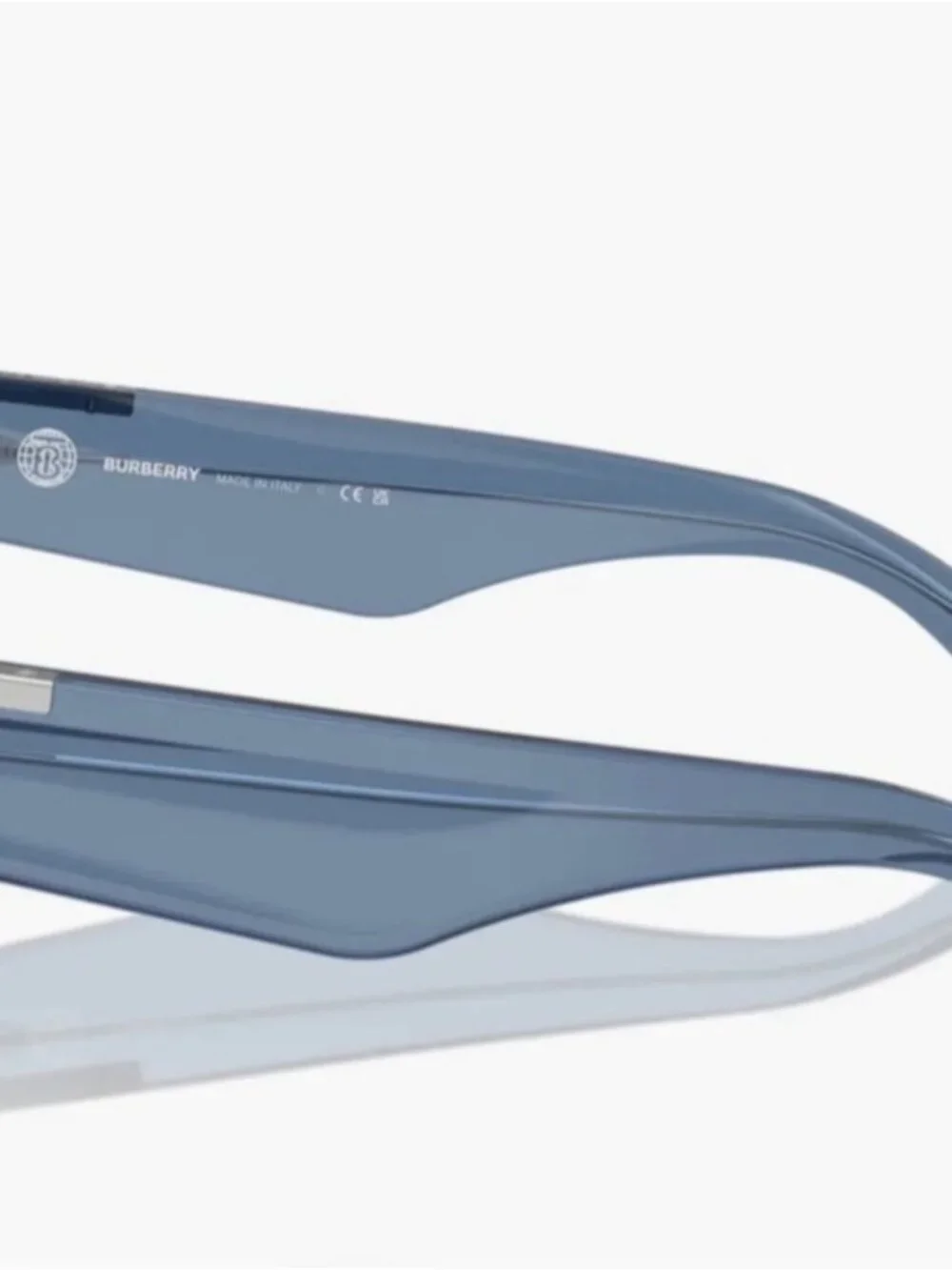 Burberry Light Blue Transparent Cat-Eye Sunglasses